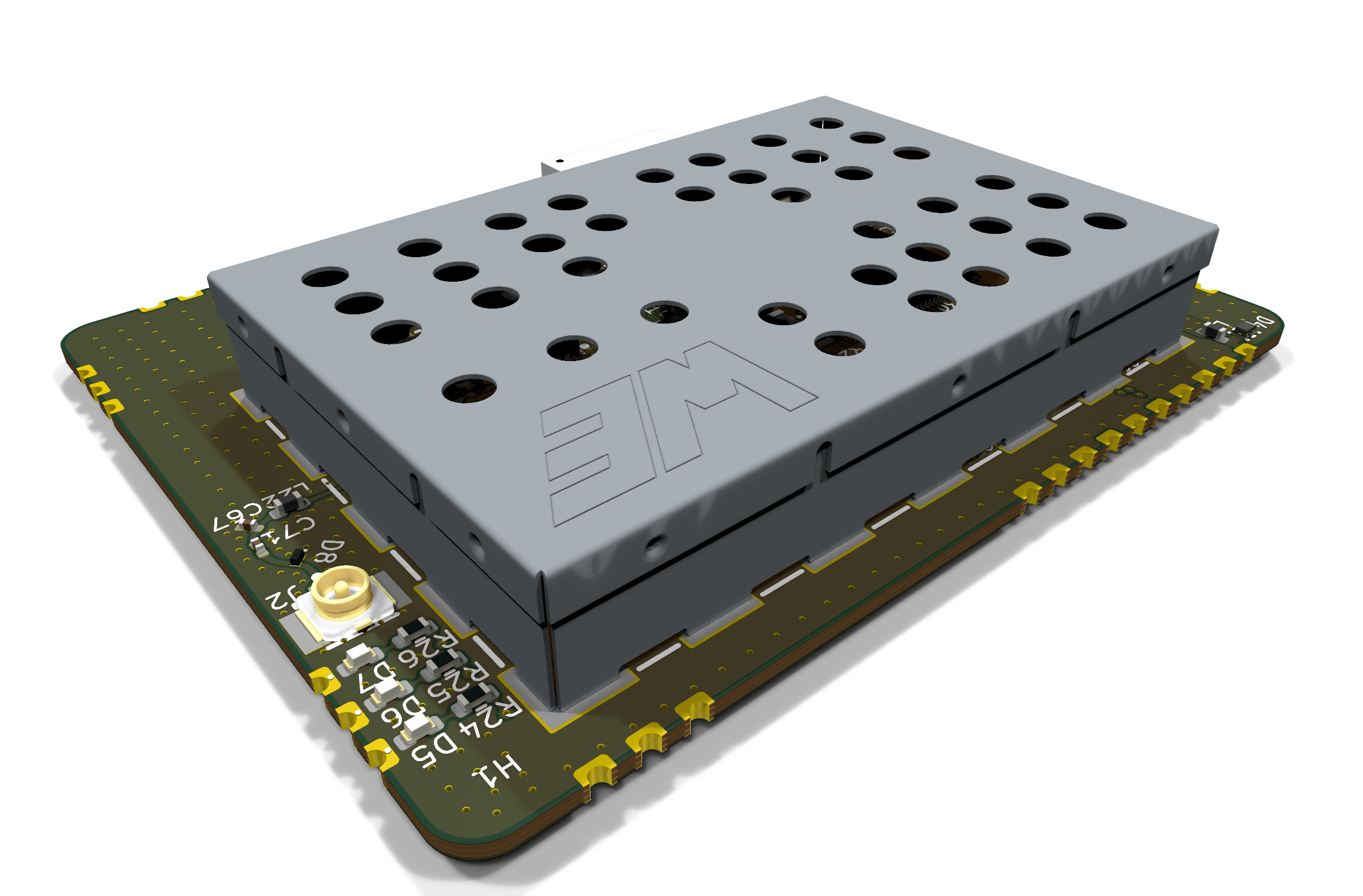 LoRa Hub — assembled multi-channel LoRa concentrator and GNSS module